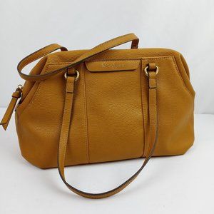 Foley & Corinna Faux Leather Shoulder Bag Mustard Color